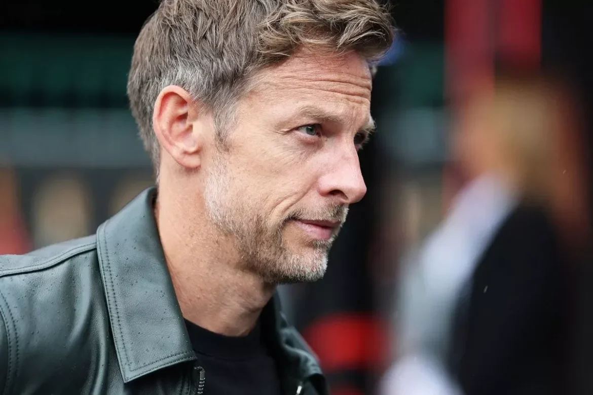 Close-up portrait of experienced racing driver representing Jenson Button NASCAR retirement discussions and mature motorsports career transition planning